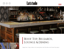 Tablet Screenshot of latitudebarnyc.com